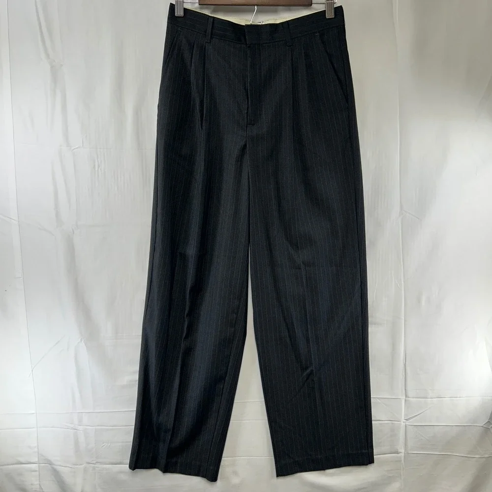 Van Heusen 2-Piece Suit Set Boys 18 Regular Charcoal Pinstripe Blazer Pants